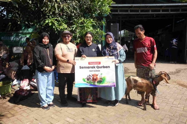 YPI Megarezky Makassar Sembelih 5 Ekor Sapi dan 3 Ekor Kambing dalam Program Kurban 1447 H