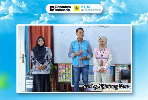 PLN Indonesia Power UBP Ombilin Salurkan Asupan Bergizi untuk Siswa di Sawahlunto, Dukung Tumbuh Kembang Anak Sehat