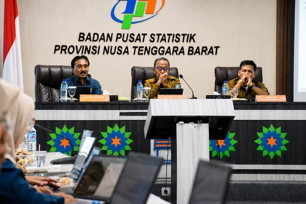 BPS NTB, Kinerja Ekonomi Menguat, Ekspor Melonjak Pariwisata Tumbuh