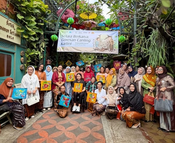 “Setara Berkarya”, Perempuan Difabel dan Non Difabel Kolaborasi Membatik di Solo