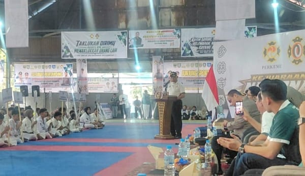 Gubernur Mahyeldi Buka Kejurnaswil Shorinji Kempo se Sumatera 2026, Ajang Pembinaan Atlet Menuju Prestasi Nasional dan Internasional