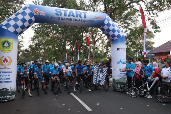Gowes Napak Tilas Menelusuri Jejak Sejarah Pemkab Bogor