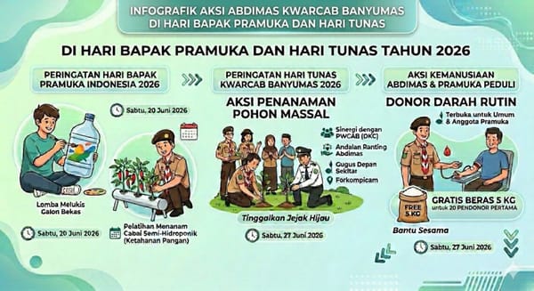Kwarcab Gerakan Pramuka Banyumas Siap Menggelar Kegiatan Besar Di Bulan Juni ini