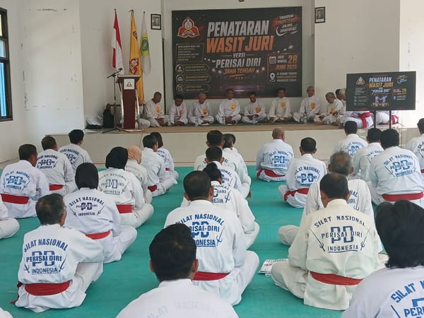 Lestarikan Teknik Asli, Pengprov Perisai Diri Jateng Gelar Penataran Wasit Juri