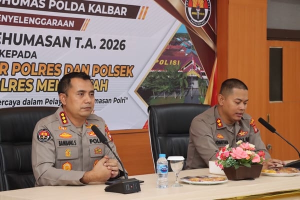 Supervisi E-Learning Kehumasan di Polres Mempawah, Dorong SDM Polri Lebih Profesional