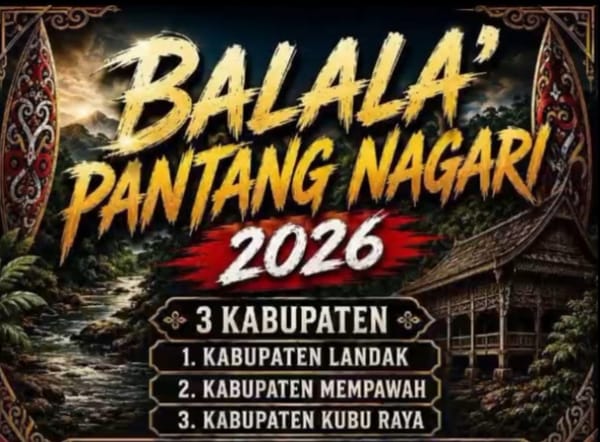 Balala Tiga Kabupaten Dayak Kanayatn Tutup Kampung dan Hentikan Aktivitas Sehari Penuh