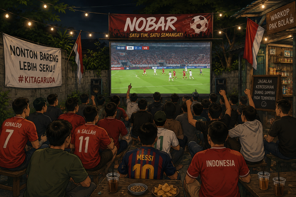 Polda Kalbar Gelar Nobar Piala Dunia 2026 Bersama Masyarakat, Perkuat Kedekatan Polri dan Warga