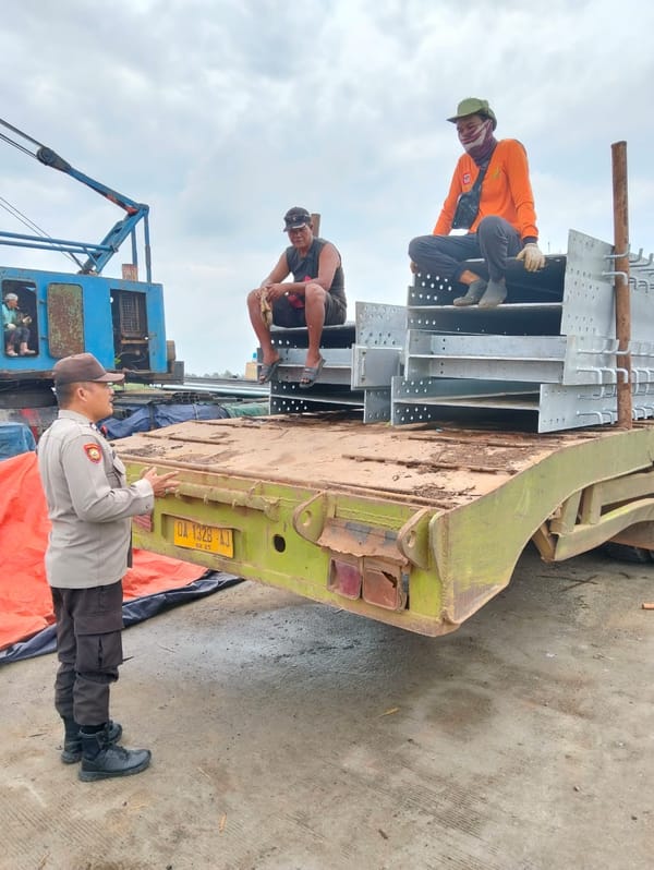 Polsek Kawasan Pelabuhan Ketapang Ajak ABK Waspada Risiko Kecelakaan Kerja
