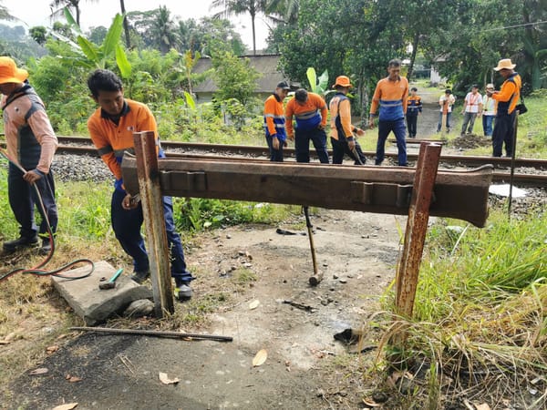 Jelang Libur Sekolah, KAI Daop 5 Purwokerto Tutup Enam Perlintasan Liar