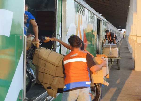 Hingga Mei 2026 Angkutan Barang KAI Daop 5 Purwokerto Capai 571 Ribu Ton