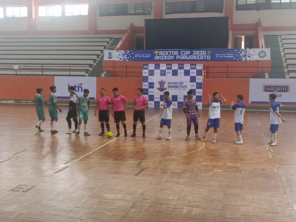 Rektor Cup Universitas Amikom Purwokerto 2026 Diikuti 32 Tim Futsal dari Empat Daerah