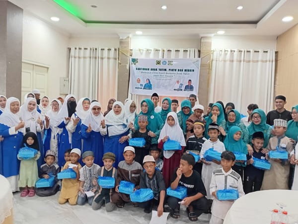 BKMT dan TP PKK Maluku Utara Santuni Anak Yatim Sambut Tahun Baru Hijriah 1448