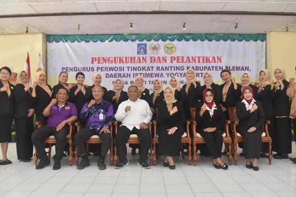Harda Kiswaya Harap PERWOSI Jadi Motor Penggerak Olahraga Perempuan di Sleman