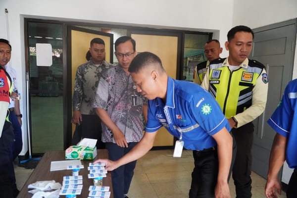 Seluruh Petugas Operasional Yang Bertugas di KAI Daop 5 Jalani Test Narkoba