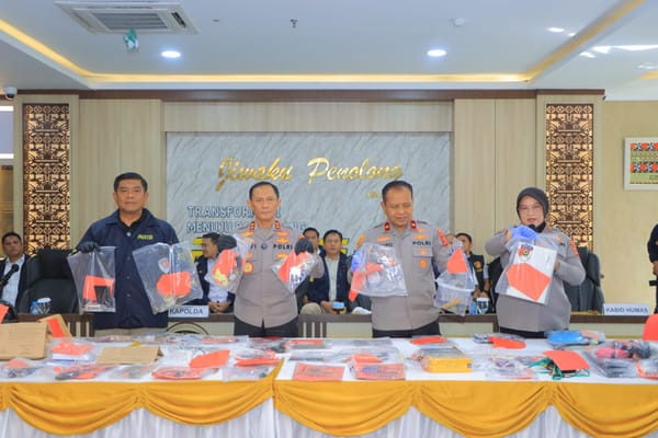 Dalam 19 Hari, Polda Lampung Berhasil Ungkap 75 Kasus Street Crime, 95 Tersangka Diamankan