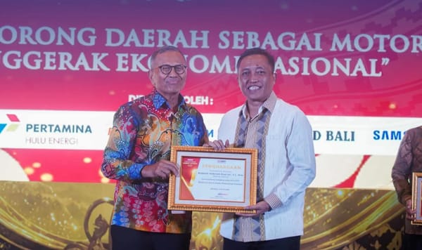 Gubernur Mirza Terima Penghargaan  Top Regional Leader Awards 2026, Dari Disway National Network
