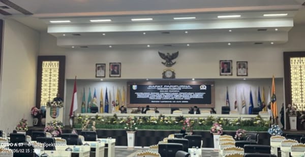Rapat Paripurna DPRD Lampung Bahas Perubahan Propemperda Tahun 2026 oleh Bapemperda DPRD