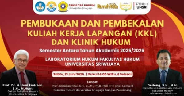 Mahasiswa Fakultas Hukum Unsri Palembang Jalani KKL, Berikan Pengalaman Praktik Profesi Bidang Hukum