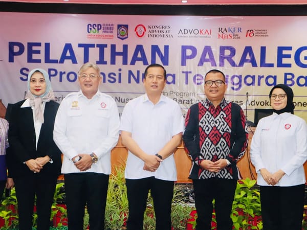 NTB  Pelopor Lahirnya Masyarakat  Semakin Sadar Hukum Lewat Gerakan 1000 Paralegal