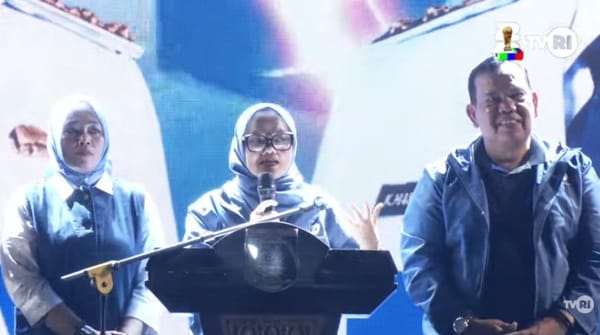 Nobar Bola Gembira TVRI Piala Dunia 2026, Spanyol versus Arab Saudi, Pemkab Lampung Timur