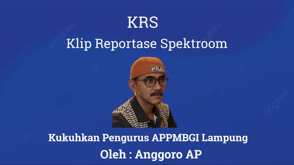Kukuhkan Pengurus APPMBGI Lampung