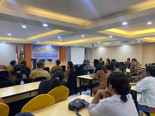 Pemkab Mimika Lakukan Koordinasi Lintas Sektor Atasi Anak Terlantar