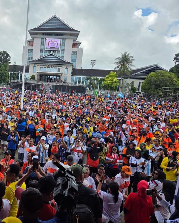 Amboina Color Fun Walk Semarakkan Ambon, Dorong Gaya Hidup Sehat dan Persaudaraan Warga