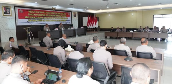 Polantas Maluku Gelar Operasi Simpatik Salawaku 2026, Lebih Sering Bagi Helm Daripada Tilang