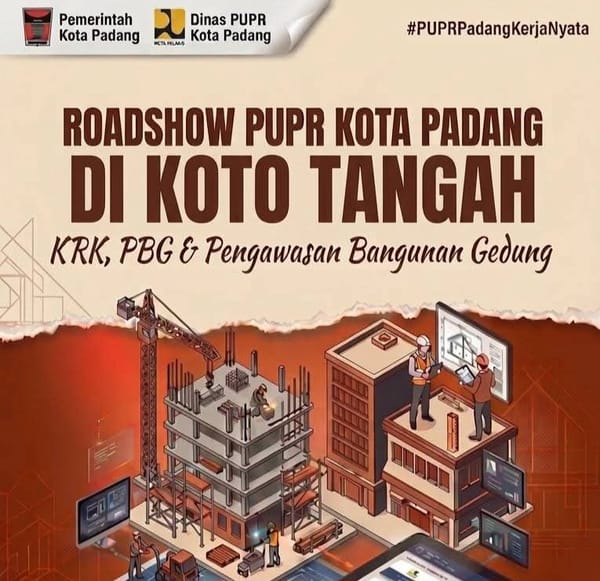 Dinas PUPR Kota Padang Gelar Road Show, Dekatkan Pelayanan Kepada Masyarakat