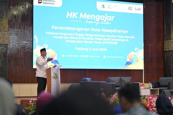 Pendirian PUSTROIB Unand Jadi Langkah Strategis Siapkan SDM Infrastruktur Masa Depan