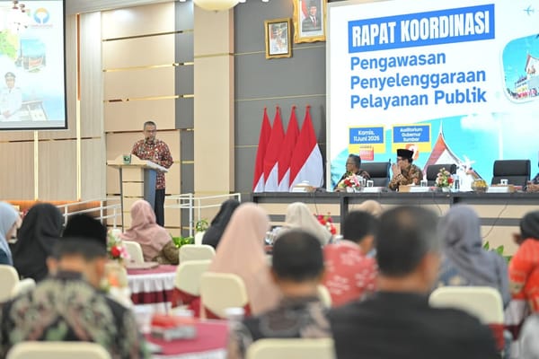 Pemprov Sumbar dan Ombudsman RI Perkuat Sinergi Wujudkan Pelayanan Publik Berkualitas