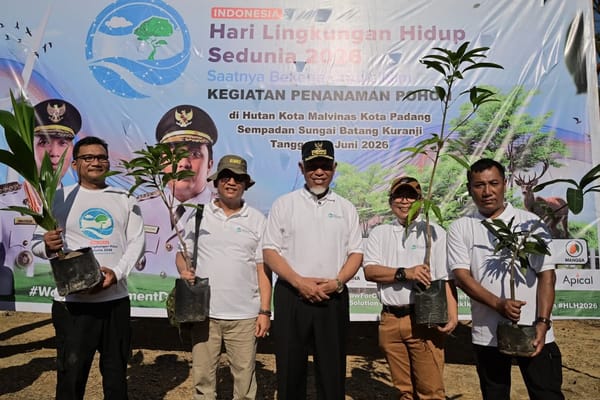 Hari Lingkungan Hidup Sedunia, Gubernur Mahyeldi Serukan Aksi Nyata Cegah Banjir dan Krisis Iklim