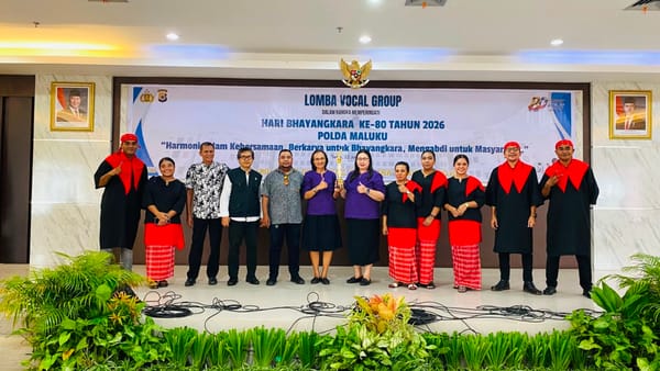 Lomba Vocal Group Polda Maluku Gaungkan Harmoni, Menangkan Semangat Persatuan di Hari Bhayangkara ke-80