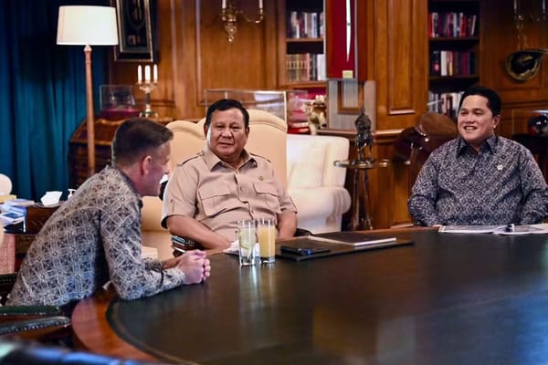 Terima Menpora Erick Thohir, Presiden Prabowo: Membangun Juara Hari Ini, Menyiapkan Generasi Emas Esok Hari