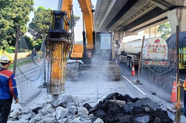 Jasamarga  Lakukan  Pemeliharaan Jalan Tol Jakarta-Cikampek