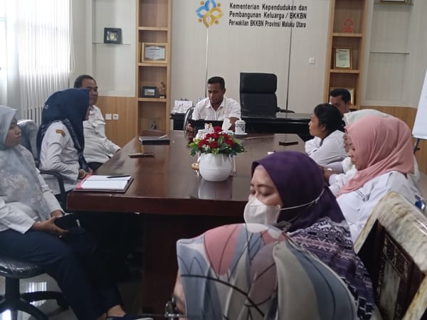 Sinkronisasi Program DP2KBP3A Kabupaten Halmahera Tengah Lakukan Kunker ke BKKBN Maluku Utara