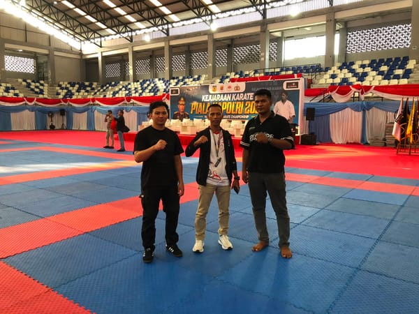 Tiga Karateka Maluku Utara Ikut Kejuaraan Karate Piala Kapolri di Tangerang Banten