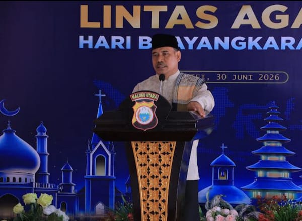Kemenag Maluku Utara Tegaskan Komitmen Jaga Kerukunan di Doa Lintas Agama Hari Bhayangkara ke-80