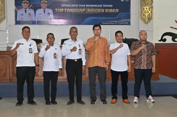 Pemkot Palangka Raya Perkuat Ketahanan Siber Lewat Pembentukan SDM Tanggap Insiden