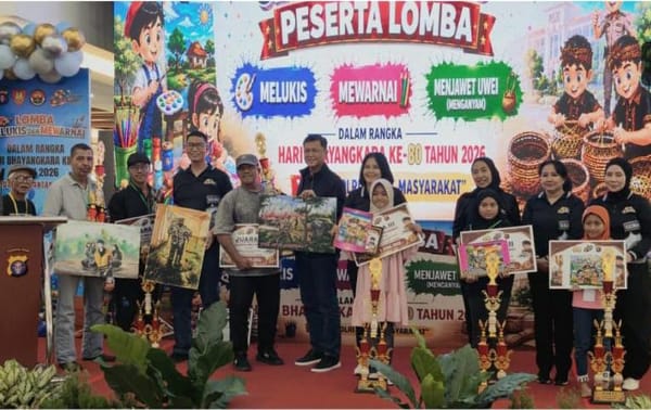 Hari Bhayangkara Jadi Momentum Pelestarian Budaya Dayak di Kalteng