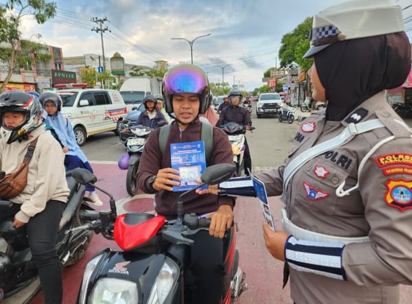 Wujud Kepedulian kepada Masyarakat, Satlantas Polres Tabalong Intensifkan Imbauan Keselamatan Berlalu Lintas