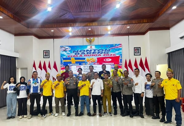 Nobar Piala Dunia 2026, Polres Tabalong Pererat Sinergi Bersama Elemen Masyarakat