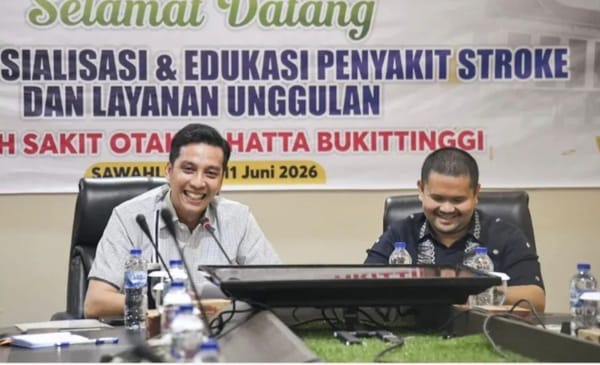 Wali Kota Sawahlunto Buka Sosialisasi Stroke dan Layanan Unggulan RS Otak M. Hatta