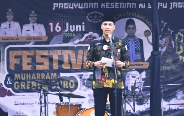 Grebeg Suro ke-14 Dibuka, Pemkot Sawahlunto Tegaskan Komitmen Rawat Keberagaman Budaya