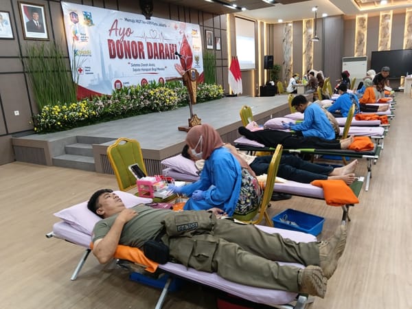 Sambut HUT ke-499 Jakarta, Ratusan ASN Pemkot Jaksel Perkuat Aksi Kemanusiaan Lewat Donor Darah