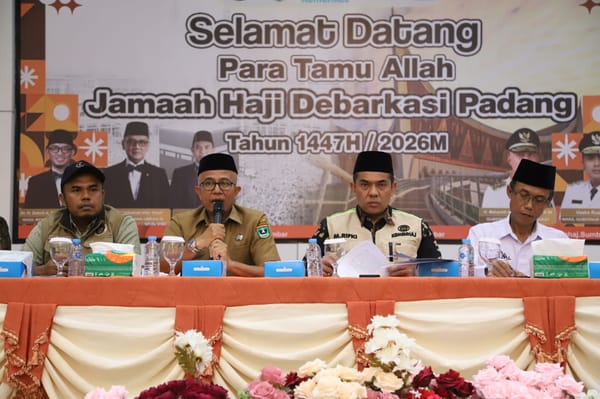 PPIH Debarkasi Padang Siap Sambut Jemaah Haji dari Tanah Suci