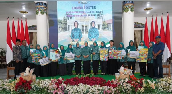 TP PKK Kabupaten Madiun Gelar Lomba Poster  PAUD