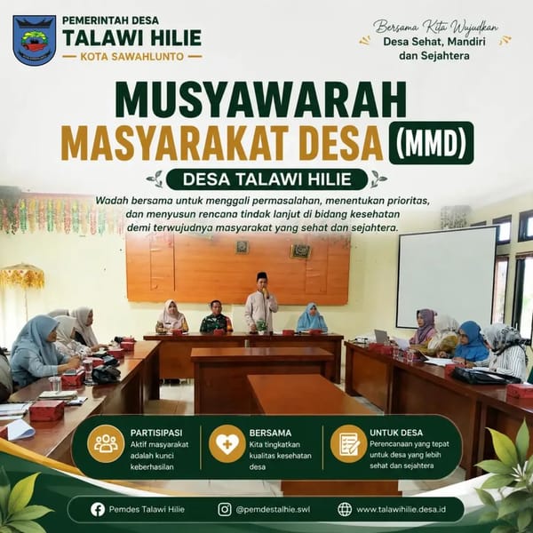 Partisipasi Warga Dilibatkan Dalam Merumuskan Solusi Kesehatan di Kota Sawahlunto