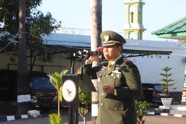 Dibawah Sang Saka Merah Putih, Kodim 1425/Jeneponto Teguhkan Semangat Pancasila Sebagai Perekat Kebangsaan