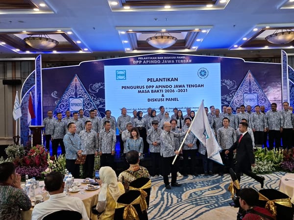 Apindo Jateng 2026-2031 Dilantik, Siap Perkuat Investasi dan Serapan Tenaga Kerja